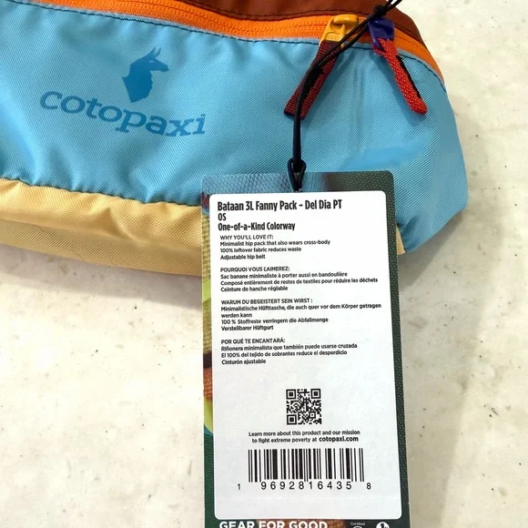 Cotopaxi Bataan 3L Fanny Pack – Del Día - Picture 6 of 6